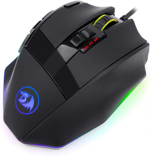 ماوس Redragon M801 RGB - دقة 12,400 DPI وإضاءة RGB...