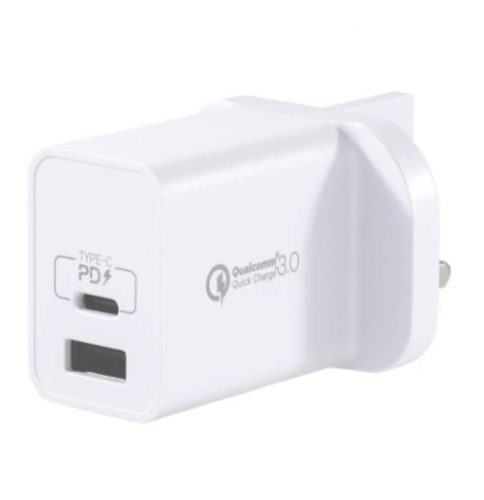 -- فيش بي دي 20W و QC3.0 من موماكس - ابيض