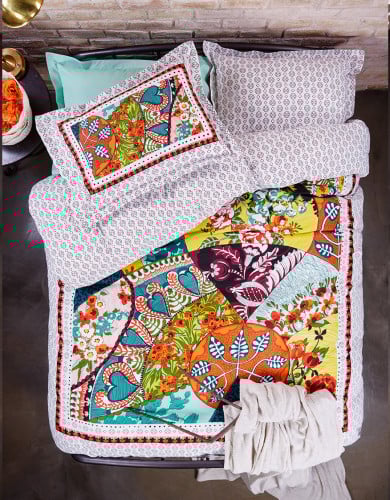 طقم مفارش مزدوج Suelita تركواز