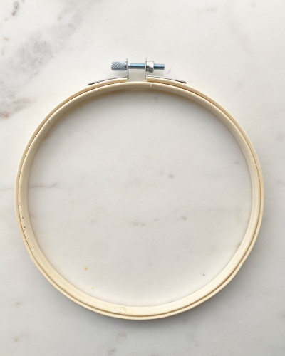 طاره من خشب البامبو مقاس 16 سم