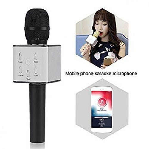 ميكروفون لاسلكي موديل Q7 لون أسود