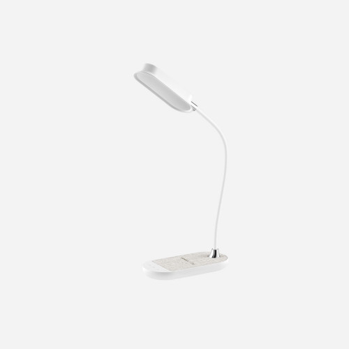 موماكس أضاءة صغيرة مع شاحن لاسلكي ابيض