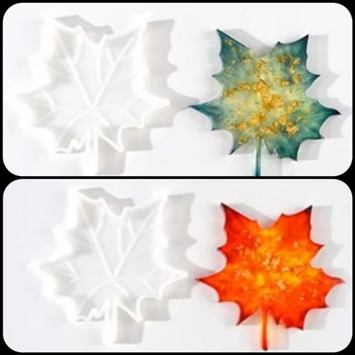 قالب كوستر ورقة الشجر