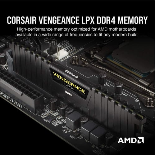 رام CORSAIR VENGEANCE LPX BLACK 32GB 3600MHz – أدا...
