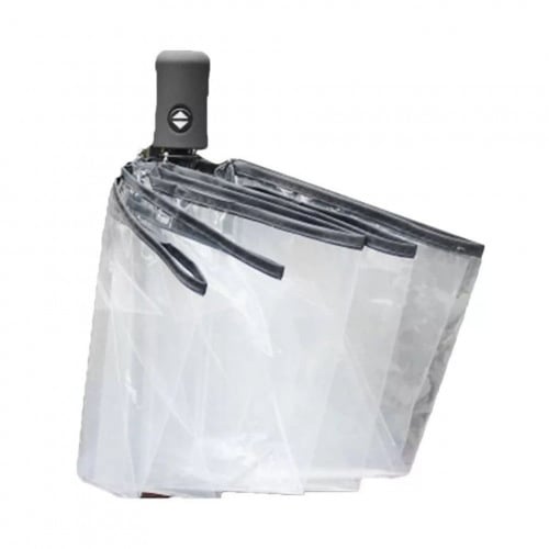 مظلة للكبار شفافة قابلة للطي فتح آلي