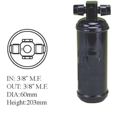 RECEIVER DRIER 3/8" FLARE W-2 PLUGS #10036C صفاية...