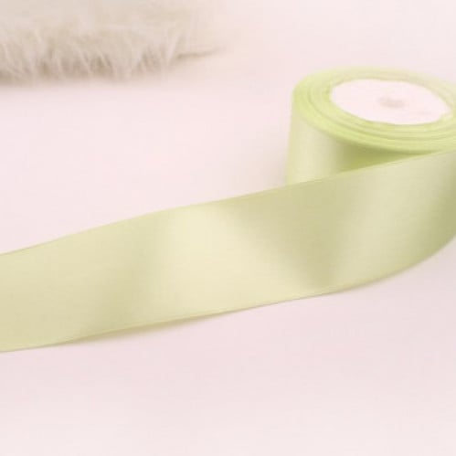 شريطه ستان عرض 1.5 أنش لون أخضر فاتح