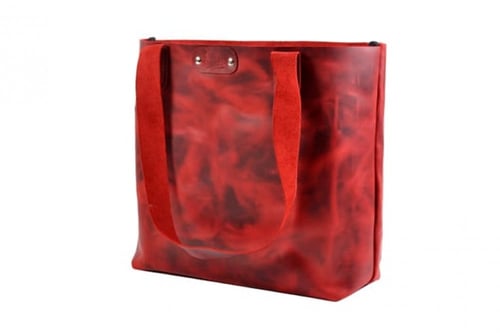 حقيبة يد جلد طبيعي صناعه يدوية فاخرة