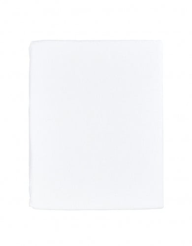 شرشف مطاط مزدوج قياس كينج لون أبيض