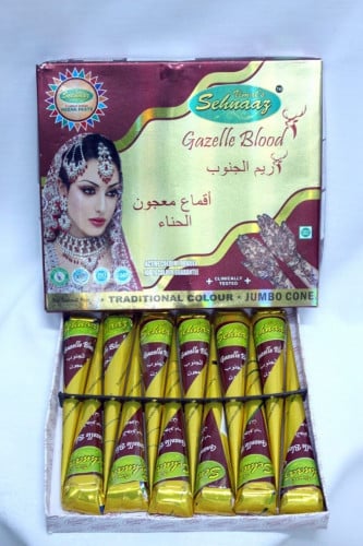 قمع حناء لون عودي