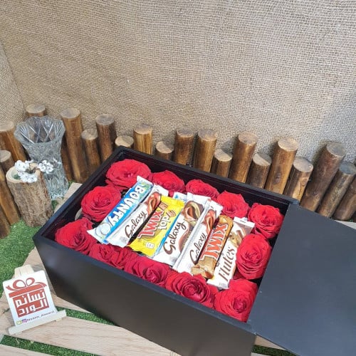 بوكس سحاب بالورد وشوكلت