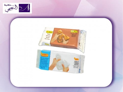 عجينة الصلصال المدرسية من روكو500غرام ابيض