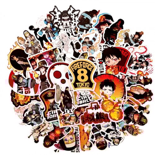 استكرات قوات النار للإطفاء (فاير فورس) (50 استكر)