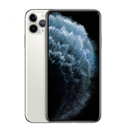 ابل ايفون 11 برو ماكس سعة 64 جيجابايت ،ابيض فلكي ،...