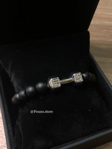 سوارة فت لايف اسود فضي