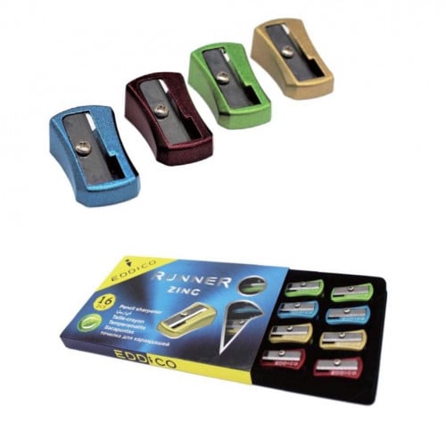 براية حديد علبة 16 حبة , + بالحبة اربع الوان EDDIC...