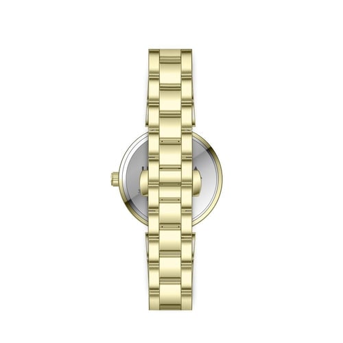 ساعة نسائية انديرا استيل بلون ذهبي