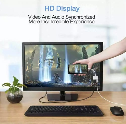 مدخل HDMI للأيفون والأيباد - IOS HDMI adaptor