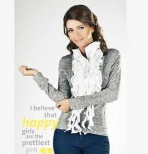 Ganymede rufels blouse