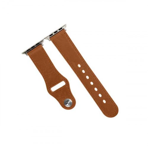 بروميت سير ساعة ابل جلد بني فاتح 40/38