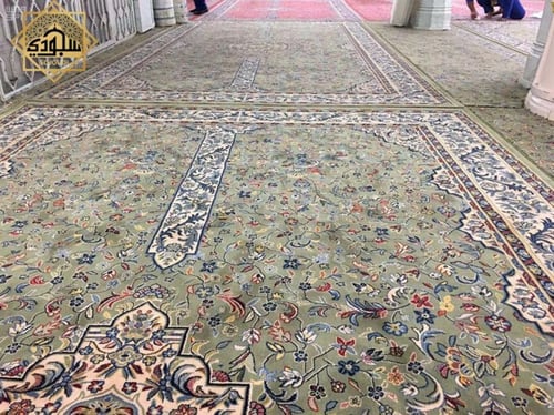 سجادة الروضة الشريفه الفاخرة (سميكه ملكية 8 ملم)