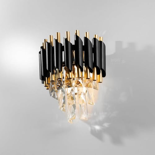 ابليك جداري ستايل اوربي اسود وذهبي