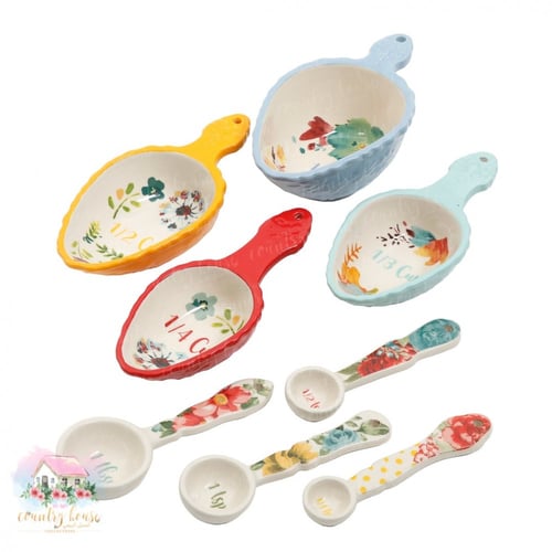 9922 طقم ملاعق معيارية مميزة بألوان منعشة