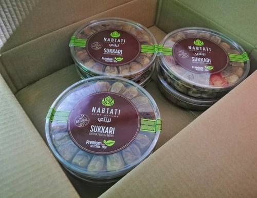 6 علب سكري رطب ملكي 600جرام