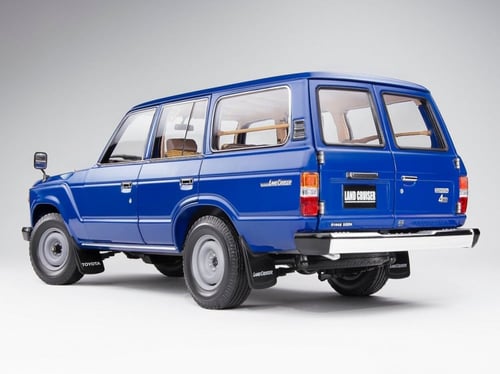 Toyota Land Cruiser LC60 1980 Blue 1:18 Kyosho K08...