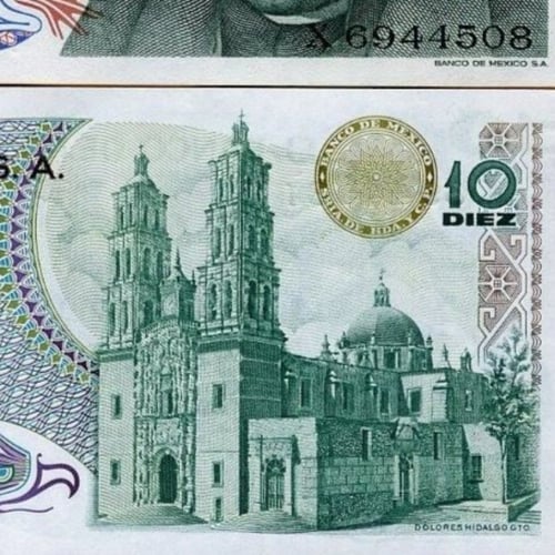 المكسيك فئة 10 بيزو أنسر