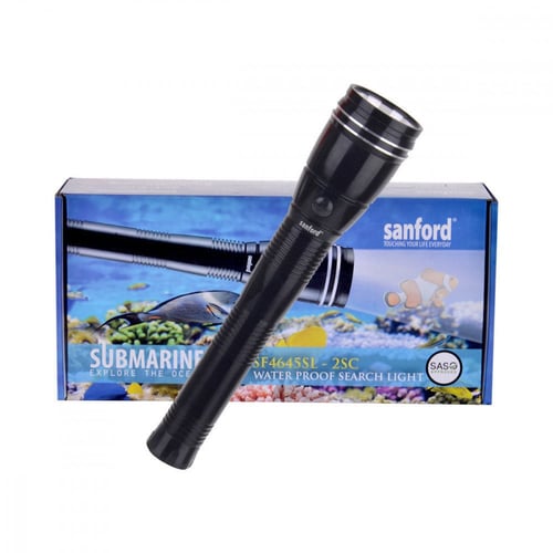 كشاف يدوي ضد الماء سانفورد مسافة الانارة1200 متر