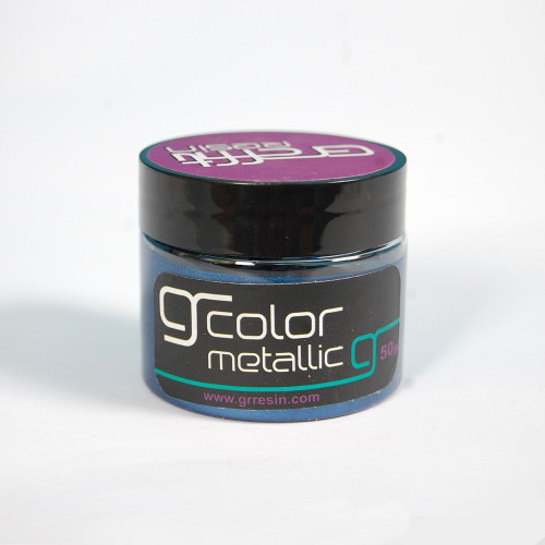 627 - ميتلك سيان Graffiti Resin Metallic Cyan