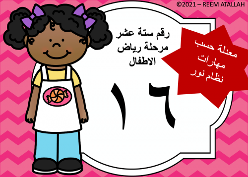 عرض بوربوينت للاطفال عن الارقام جاهز مميز رقم 16
