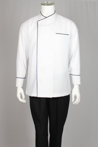 جاكيت ابيض مع زيج اسود (2)