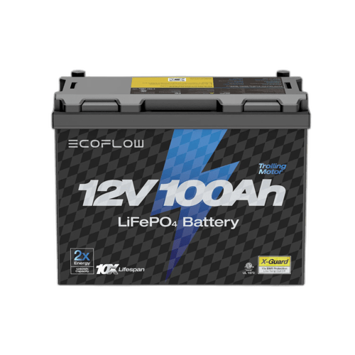 12-volt 100 ampere-hour lithium battery from EcoFl...