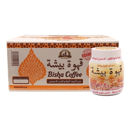 كرتون قهوة بيشة 1000 جرام (12 علبة)