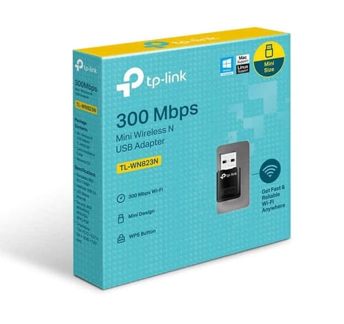 TP-Link 300Mbps Mini Wireless N USB Adapter (TL-WN823N)