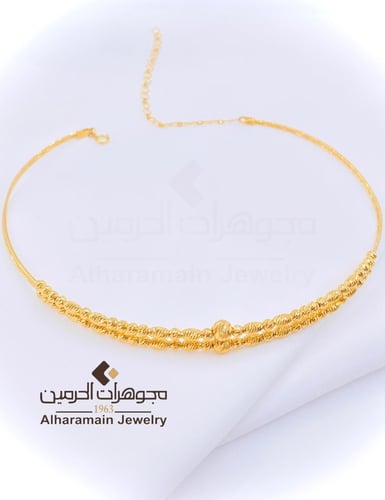 عقد ذهب عيار 21