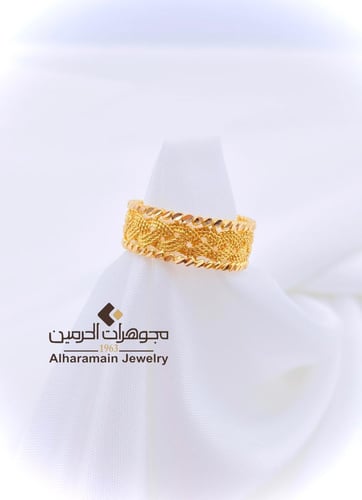 دبله ذهب عيار 21مقاس 8.5 امريكي