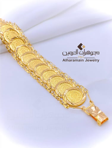 اسوارة ذهب عيار 21