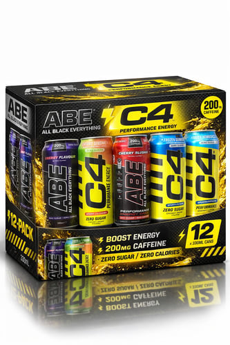 كرتون مشروبات الطاقه مكس ABE + C4