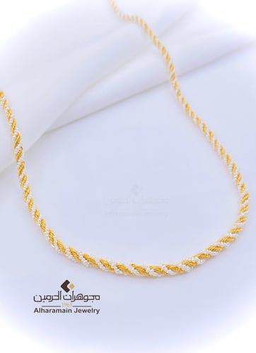 عقد ذهب عيار 21