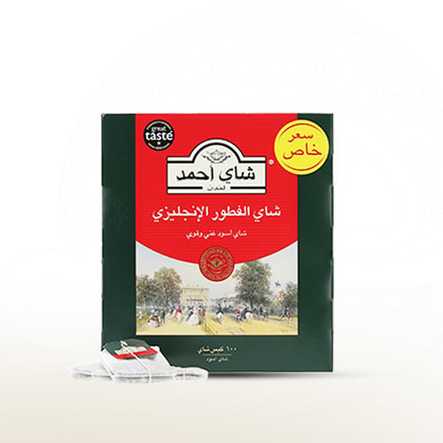 شاي احمد الفطور الانجليزي احمر 100كيس
