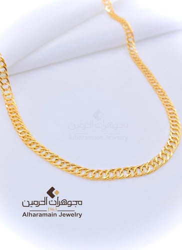 عقد ذهب عيار 21