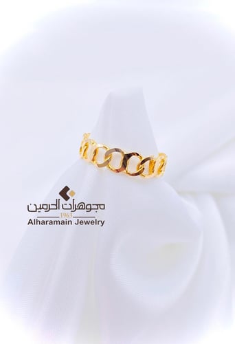 دبله ذهب عيار 21 مقاس 8.5 امريكي