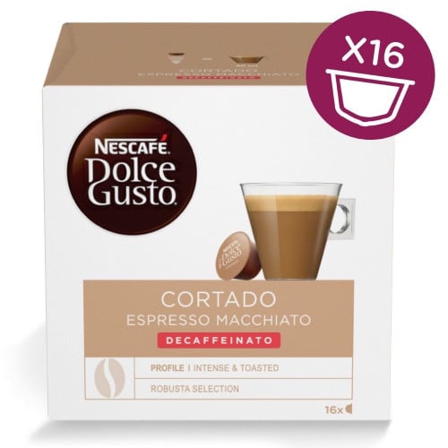 كبسولات دلوتشي كورتادو دي كاف بدون كافين Cortado D...