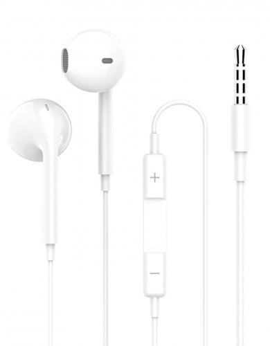 سماعة مسمار سلكية بجهاز تحكم أبيض بود bod