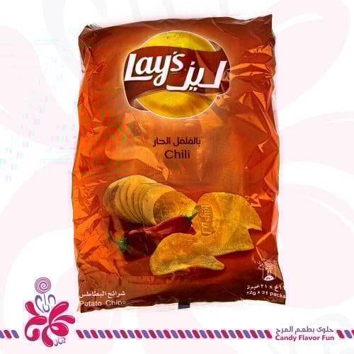 بطاطس ليز حار كيس 21**12جم