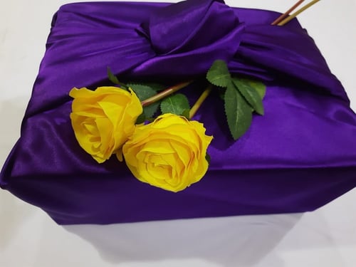 تغليف بالقماش بالطريقة اليابانية لهديتك