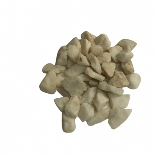 حجر ديكور لون ابيض حجم صغير ( وزن 310g )